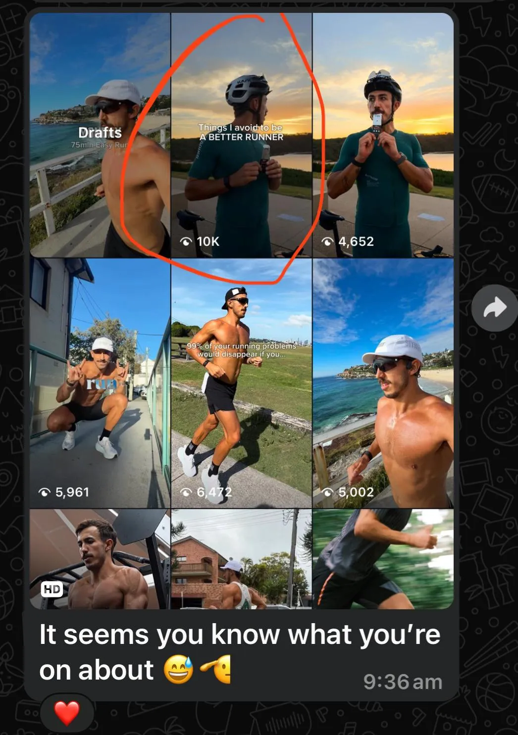 Creator growth result screenshot